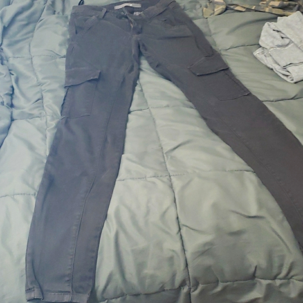 JOE'S grey/Black cargo jeans sz 25